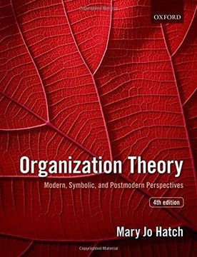 portada Organization Theory: Modern, Symbolic, and Postmodern Perspectives (en Inglés)