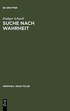 portada Suche Nach Wahrheit (Hermaea. Neue Folge) (en Alemán)