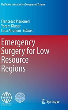 portada Emergency Surgery for Low Resource Regions (en Inglés)