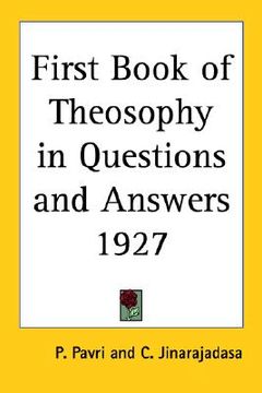 portada first book of theosophy in questions and answers 1927 (in English)