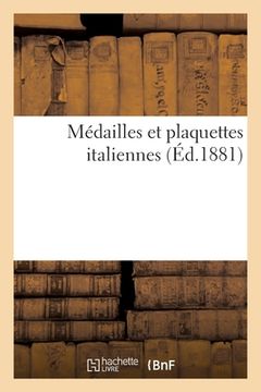 portada Médailles Et Plaquettes Italiennes (in French)