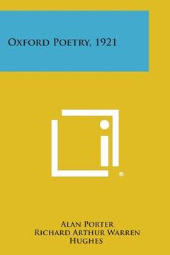 portada Oxford Poetry, 1921 (en Inglés)