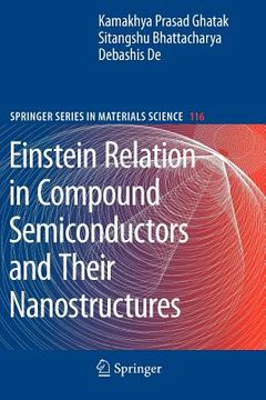 portada einstein relation in compound semiconductors and their nanostructures (en Inglés)