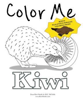 portada Color Me Kiwi: Coloring and Activity Book