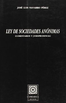 portada Ley de sociedades anonimas (in Spanish)