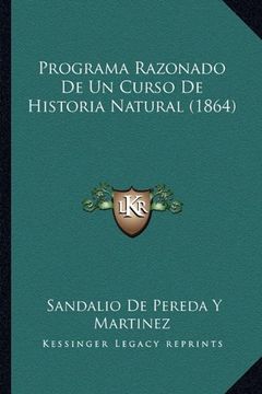 portada Programa Razonado de un Curso de Historia Natural (1864) (in Spanish)
