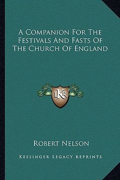 portada a companion for the festivals and fasts of the church of england