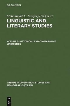portada historical and comparative linguistics (en Inglés)