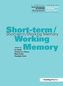portada Short-Term/Working Memory: A Special Issue of the International Journal of Psychology (en Inglés)