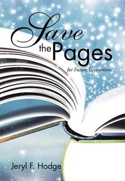 portada Save the Pages: for Future Generations (en Inglés)
