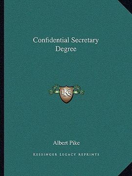 portada confidential secretary degree (in English)