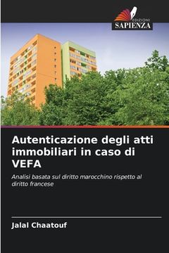 portada Autenticazione degli atti immobiliari in caso di VEFA
