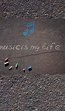 portada Music is my Life Creative Blank Journal 