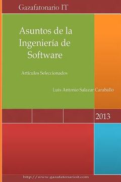 portada Asuntos De La Ingeniería De Software: Artículos Seleccionados (spanish Edition)