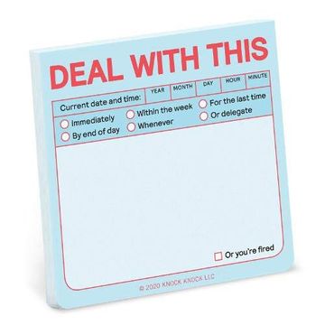 portada Sticky Note: Deal With This: Pastel Edition 
