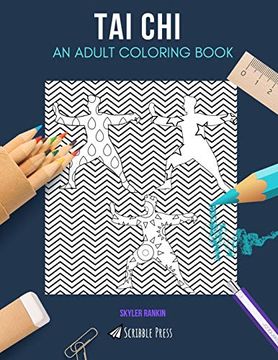 portada Tai Chi: An Adult Coloring Book: A tai chi Coloring Book for Adults (in English)