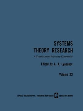 portada Systems Theory Research: Problemy Kibernetiki