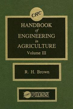 portada crc handbook of engineering in agriculture volume 3: environmental systems engineering (en Inglés)