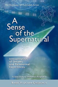 portada a sense of the supernatural - interpretation of dreams and paranormal experiences (en Inglés)