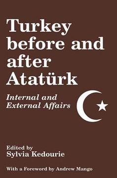 portada turkey before and after ataturk: internal and external affairs (in English)