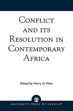portada conflict and its resolution in contemporary africa: a world in change series