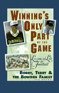 portada winning's only part of the game: lessons of life and football (in English)