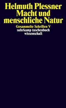 portada Gesammelte Schriften in Zehn Bänden: V: Macht und Menschliche Natur (Suhrkamp Taschenbuch Wissenschaft) (en Alemán)
