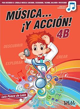 portada Ponce de Leon l. - Musica �y Accion! 4b (Audio mp3 Descargable)