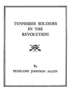 portada tennessee soldiers in the revolution (in English)
