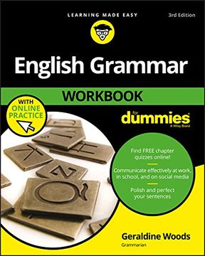 portada English Grammar Workbook for Dummies, with Online Practice