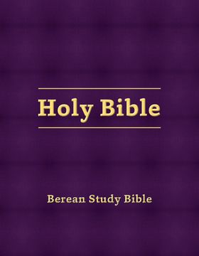 portada Berean Study Bible (Eggplant Hardcover) (in English)