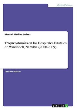 portada Traqueostomías en los Hospitales Estatales de Windhoek, Namibia (2008-2009)