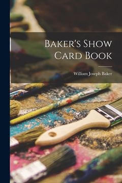 portada Baker's Show Card Book (en Inglés)