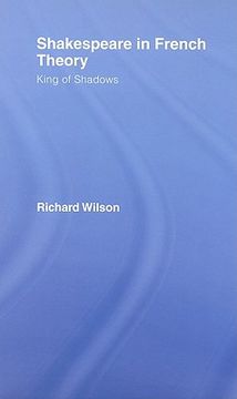 portada shakespeare in french theory: king of shadows (en Inglés)