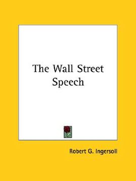 portada the wall street speech (in English)