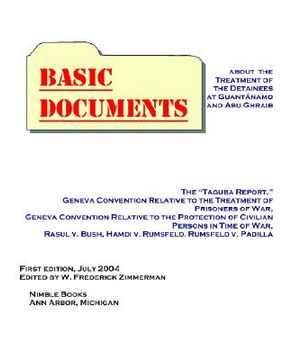 portada basic documents about the treatment of detainees at guantanamo and abu ghraib (en Inglés)