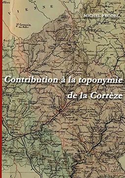 portada Contribution à la Toponymie de la Corrèze (in French)