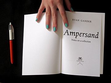 portada Ampersand: Notes on a Collection (en Inglés)