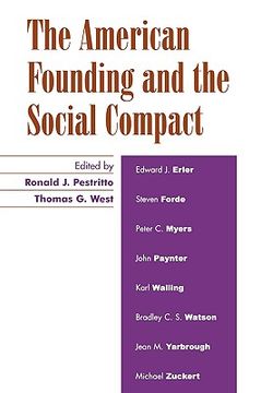 portada the american founding and the social compact (en Inglés)