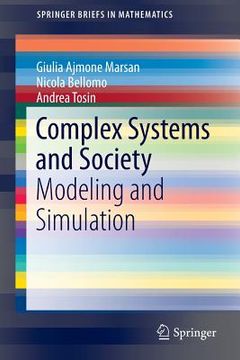portada Complex Systems and Society: Modeling and Simulation (en Inglés)