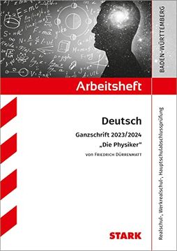 portada Stark Arbeitsheft - Deutsch - Bawü - Ganzschrift 2023/24 - Dürrenmatt: Die Physiker (en Alemán)