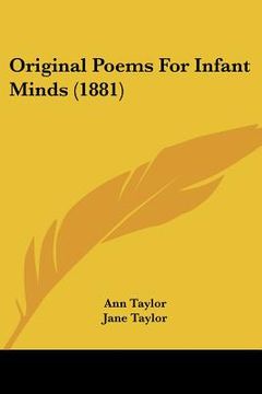portada original poems for infant minds (1881) (en Inglés)