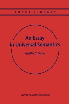 portada an essay in universal semantics (en Inglés)