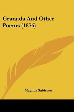 portada granada and other poems (1876) (en Inglés)