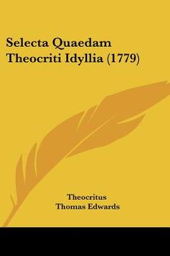 portada selecta quaedam theocriti idyllia (1779) (en Inglés)