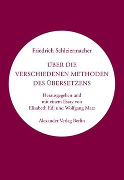 portada Über die Verschiedenen Methoden des Übersetzens (in German)