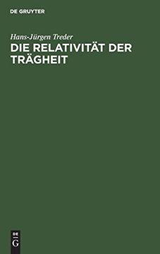 portada Die Relativität der Trägheit (German Edition) (en Alemán)