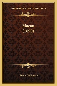 portada Macau (1890) (en Portugués)