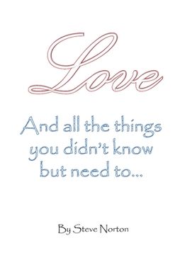 portada Love, and the things you didn't know but need to... (in English)