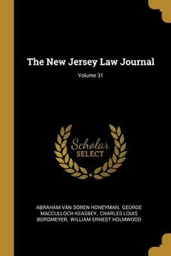 portada The New Jersey Law Journal; Volume 31 (en Inglés)